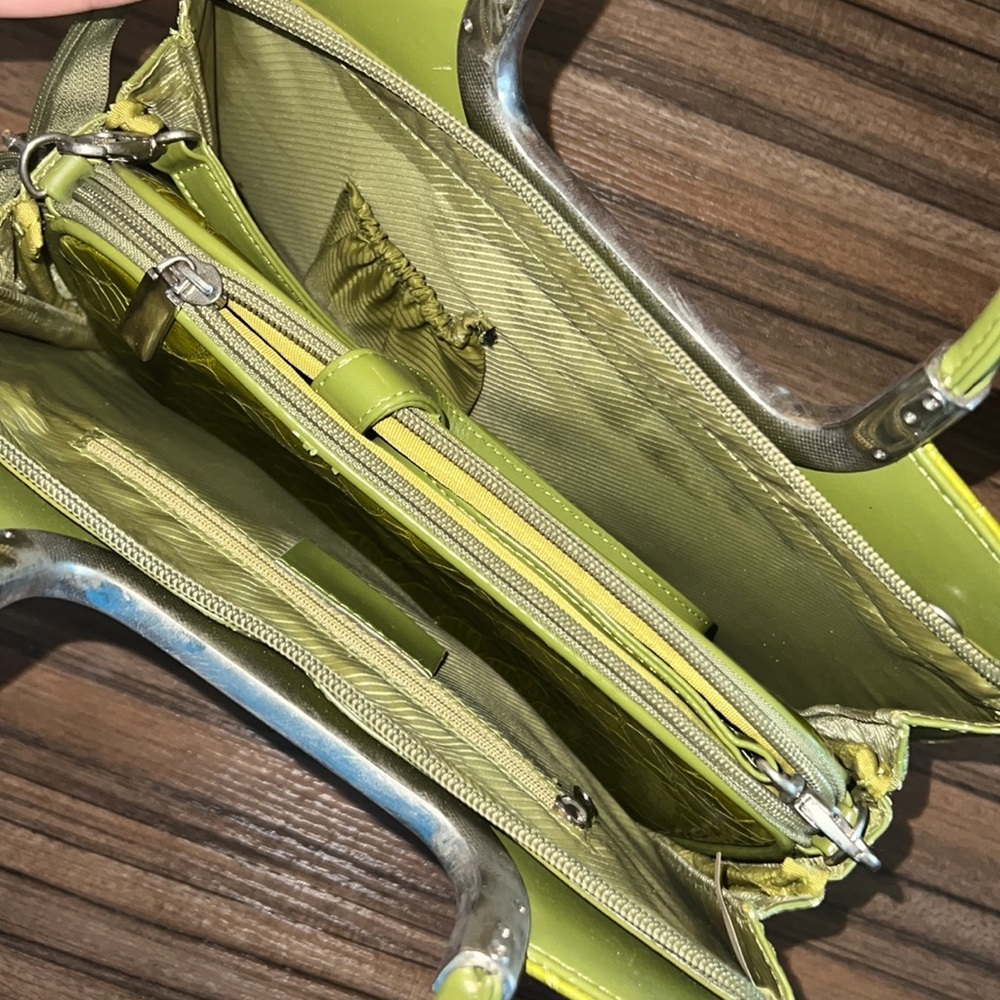 Green Handbag With Additional Matching Crossbody! - image 4